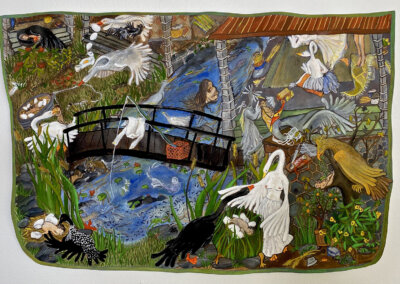 Œuvre, Tervan making a fruit out of me, de l'artiste Molly Bertheaud