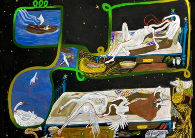 Œuvre, Ties that bind to Knit, de l'artiste Molly Bertheaud